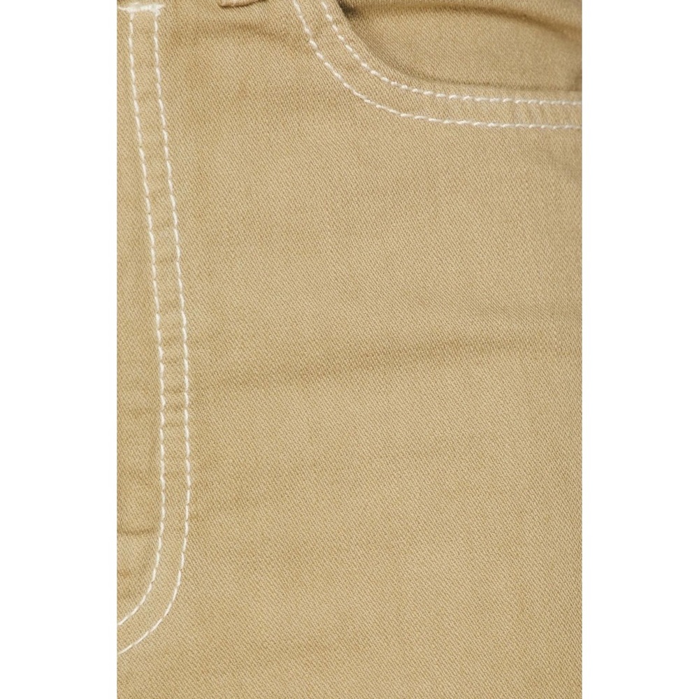 Zimmermann Belted High-Rise Straight-Leg Jeans in Sage Green - Picture 3 of 10